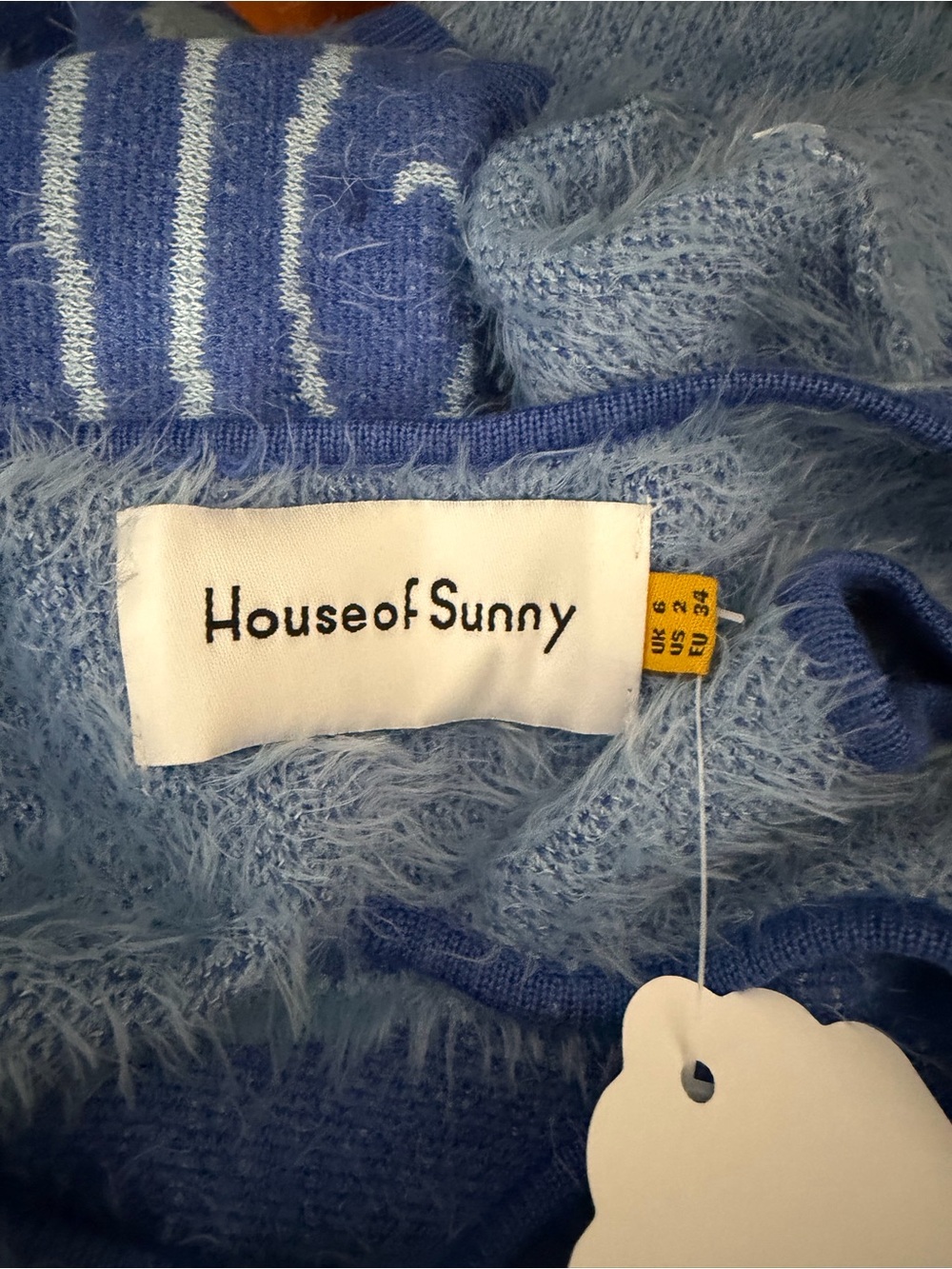 House of Sunny Blue Spiral Maxi Dress - Picture 4 of 5